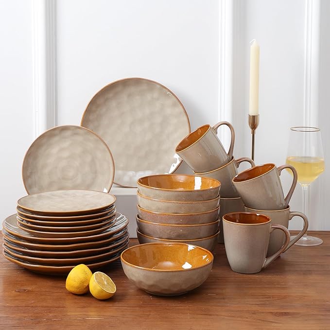 vicrays Ceramic Salad Bowls Set - Image 7