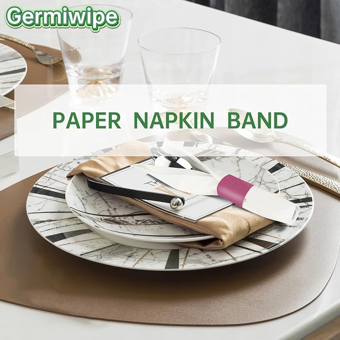 Germiwipe 500 Pcs Napkin Bands Self-Adhesive - Image 6