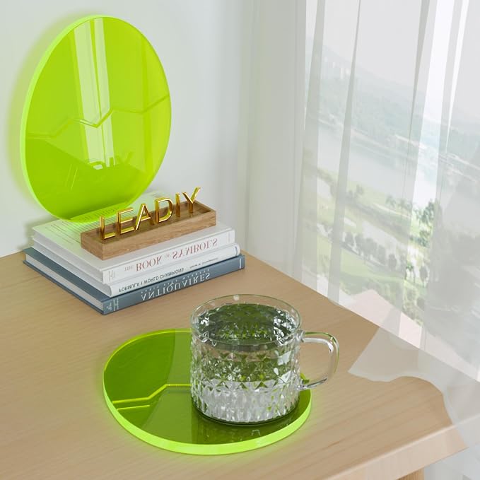 Acrylic Coaster Decorative Plates, Office Desk Accessories - Image 7