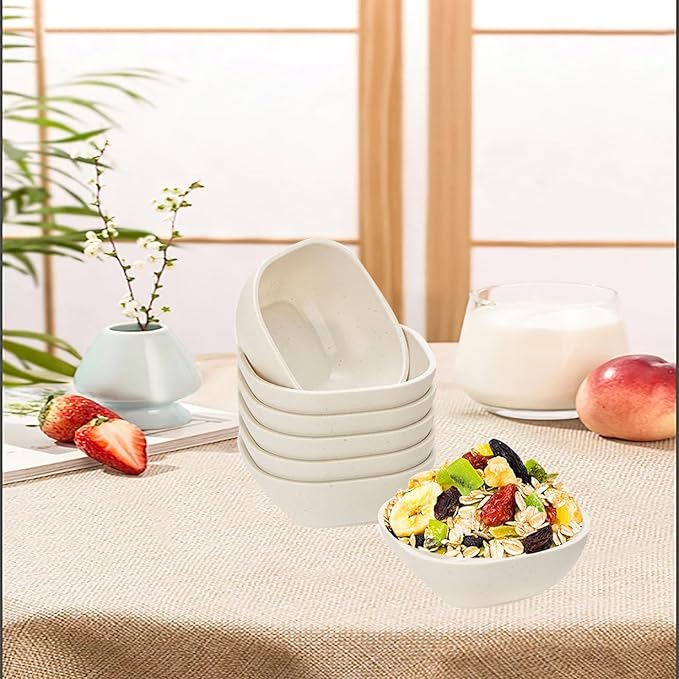 15 Pack Unbreakable Dipping Bowls, 4.5 OZ Soy Sauce Dishes,Wheat Straw Small Dessert Bowls,Small Prep Bowls,Dipping Sauce Cups, Dip Bowls for Side Dish, Snacks, BBQ,Ketchup