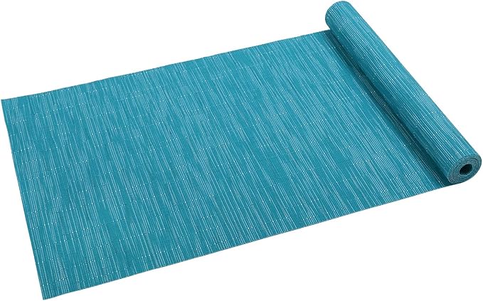 SHACOS Woven Vinyl Table Runner Indoor Outdoor 12x54 inch Kitchen Dining Table - Image 7