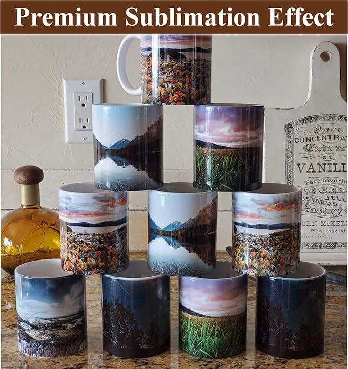 ABBSH Sublimation Coffee mugs, 15 oz White Coffee Mugs Tazas Para Sublimacion - Image 7