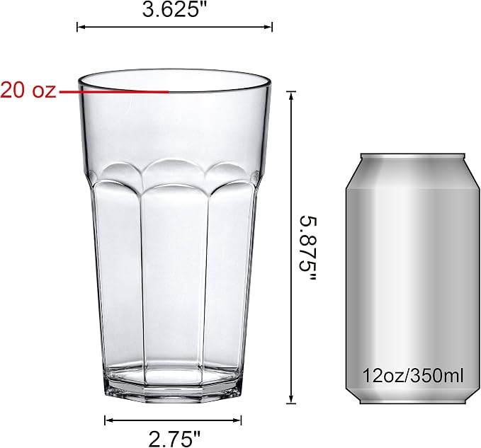 Amazing Abby - Affinity - 20-Ounce Plastic Tumblers, Shatter-Proof, - Image 4