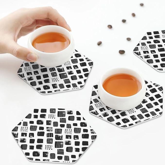 Minimal Abstract Shapes Print Coasters - Image 8