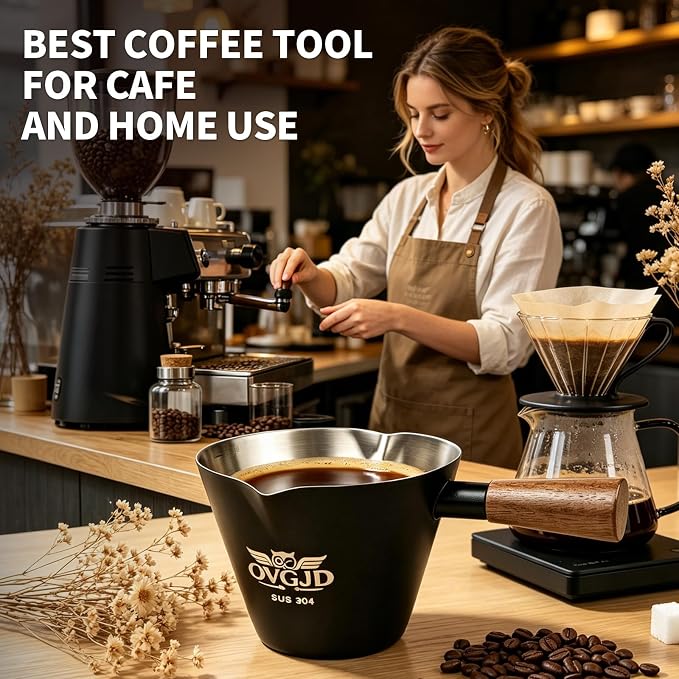 4Oz Espresso Shot Cups, Stainless Steel Espresso Cups, Espresso Measuring Cup | - Image 8