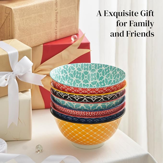 DOWAN Soup Bowls Set of 6, Cereal Bowls - Image 8