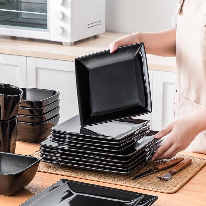 vancasso Soho Dinnerware Sets 24 Pieces, Dinner Plate, Cups and Plates Sets - Image 9
