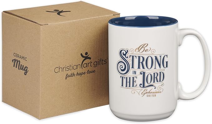 Christian Art Gifts Large Inspirational Scripture Ceramic Coffee & Tea Mug – - Image 7