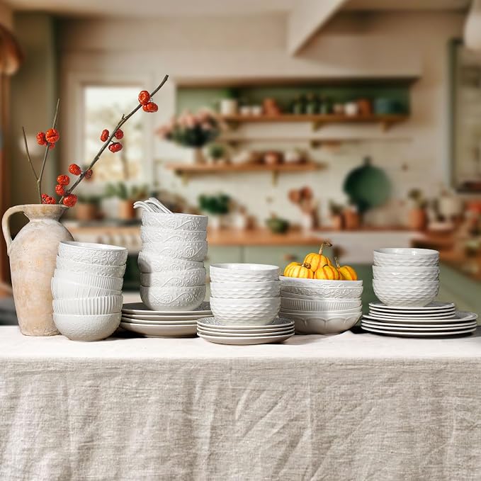 Cereal Bowls 26 OZ, Ceramic Soup Bowls - Image 7