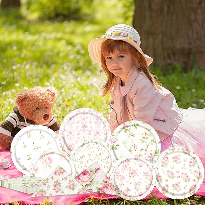 CMUSKO Floral Party Supplies - Image 6
