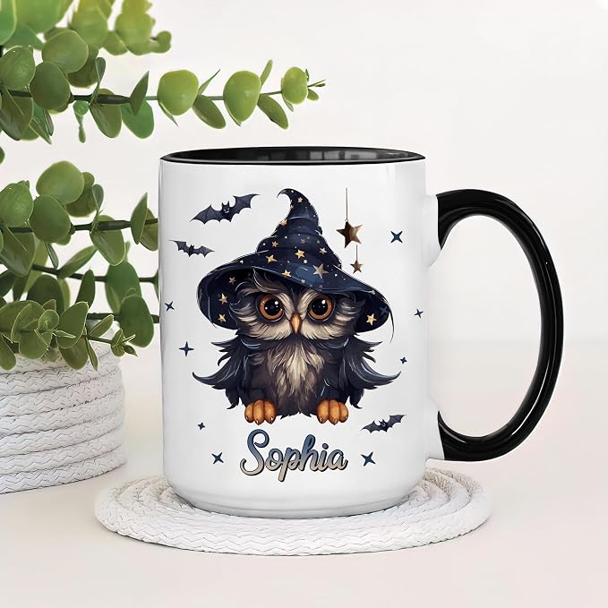 Hyturtle Personalized Halloween Owl Mug - Image 7