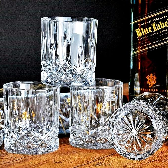 GLASKEY Whiskey Glasses Set of 4, Rock Glasses, 11 oz Lead-Free Crystal Bourbon - Image 9