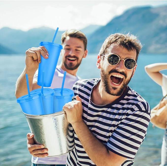 Hxezoc 16 Pieces Reusable Cups - Image 9