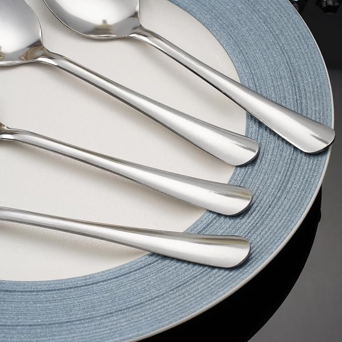 Windsor 36-Piece Set Stainless Steel Teaspoons, Tea Spoons | 5.9-Inch Food - Image 9