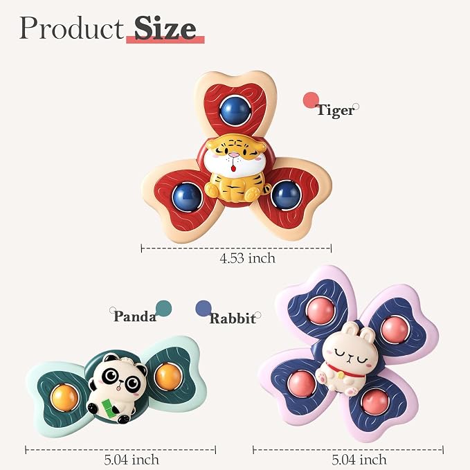 Suction Cup Spinner Airplane Travel Toys - Image 7