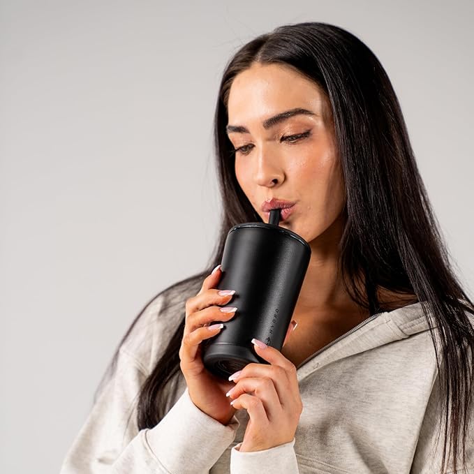 HydroJug Everyday Tumbler 14 oz, Ceramic-Lined Straw Cup - Image 6