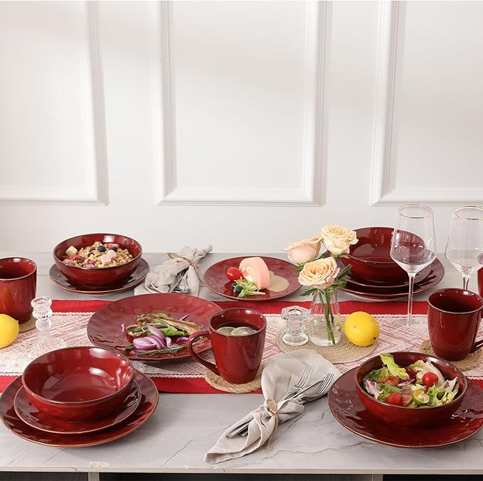 vicrays Ceramic Salad Bowls Set - Image 7