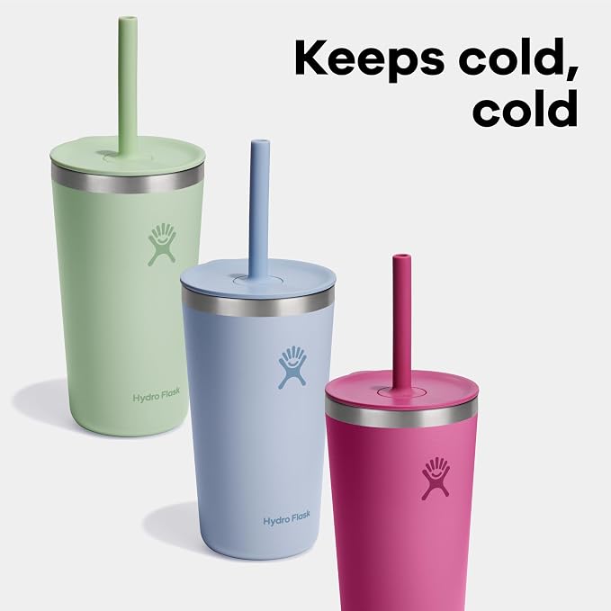 Hydro Flask All Around Tumbler Straw Lid, Insulated Travel Mug, Stainless Steel - Image 6