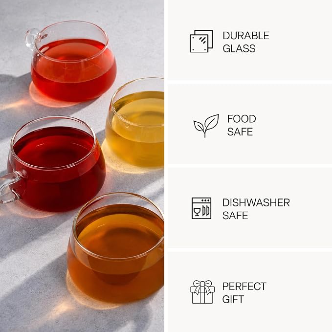MIAMIO - Cappuccino Glasses/Tea Glasses Set - Olea | Borosilicate tea glasses - Image 7