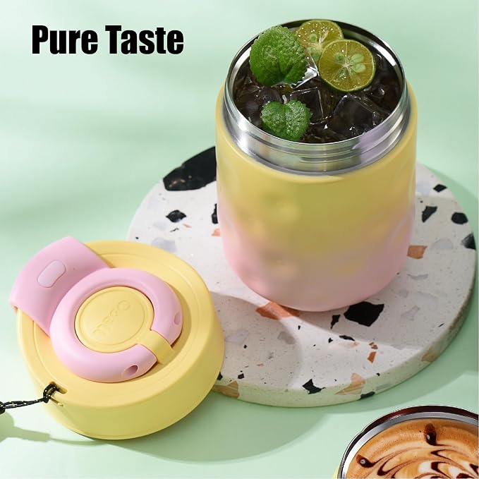 OBALL To Go Coffee Cups with Lids, 10 oz Insulated coffee tumbler with Strape - Image 7