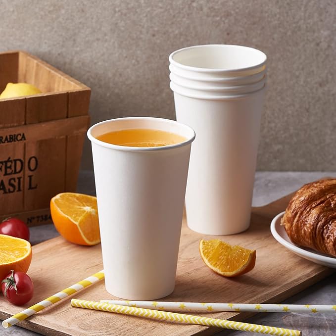 CIAO! 16oz White Paper Hot Cup, Disposable, 90mm Diameter 1 - Image 9