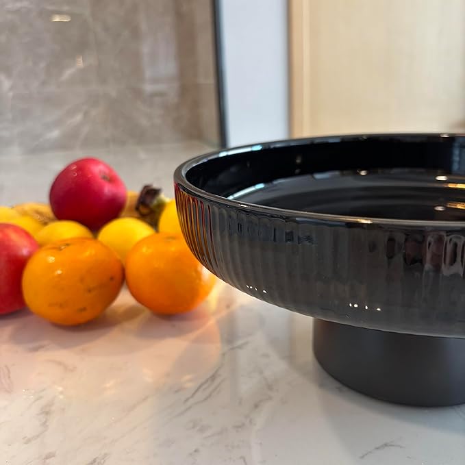11" Ceramic Fruit Bowl for Kitchen Counter - Image 5