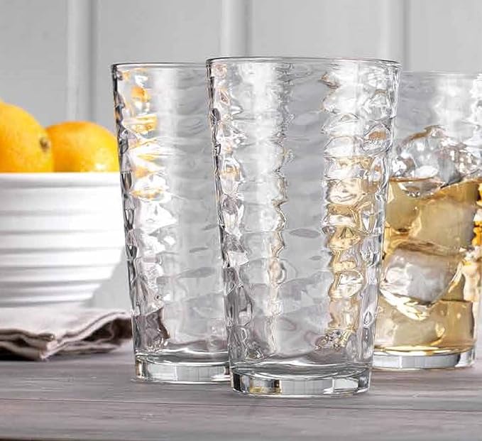 Glaver's Drinking Glasses Set of 10 Highball Glass Cups, 17 Oz Cooler - Image 9