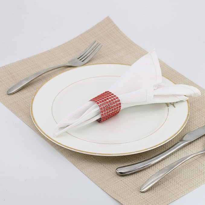 KPOSIYA Napkin Rings, Wedding Receptions, Dinner or Holiday Parties, Family - Image 6