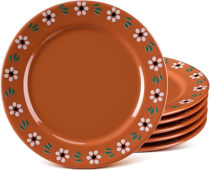 Honeydak 6 Pcs 6 Inch Platos De Barro Mexicanos Ceramic Plates Mexican Cielito - Image 8