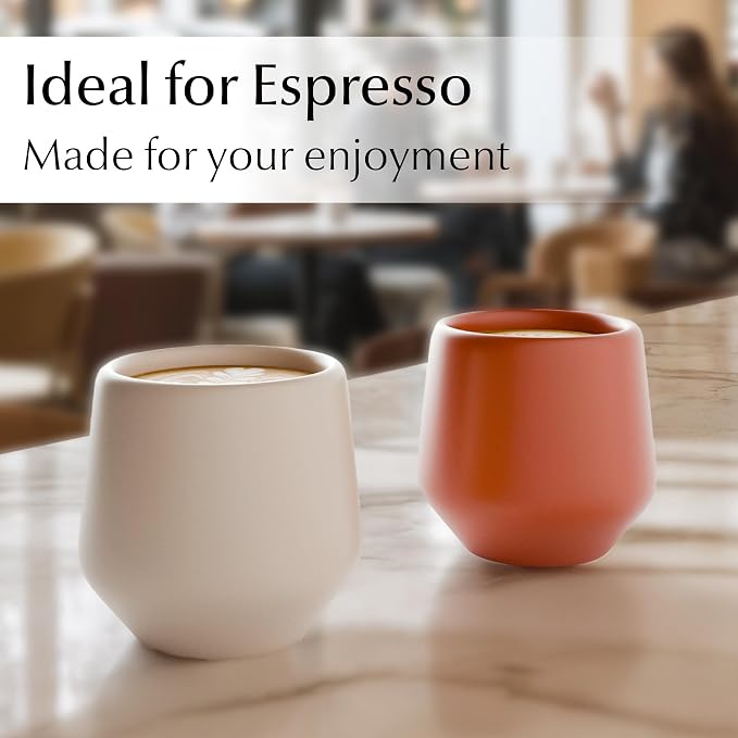 MIAMIO - Espresso Cups Set of 4 / Mug, Ceramic - Luxe | Ceramic espresso cups - Image 7