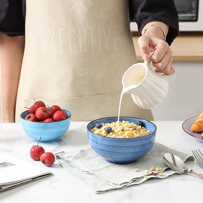 Selamica Ceramic 12 Oz Dessert Bowls Set, Small Bowls - Image 6
