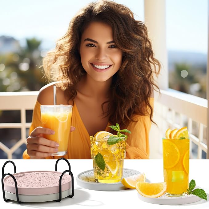 Photect Diatomaceous Earth Coasters Set - Image 7