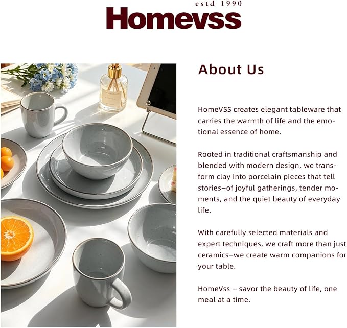 Stoneware Euro-Nordic 20pc Dinnerware Set, Shiny White - Image 8