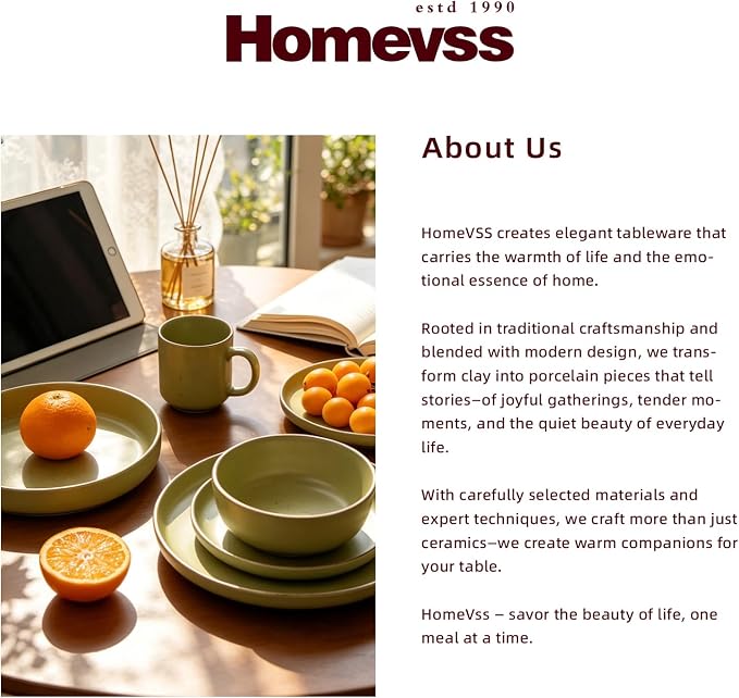 HomeVSS 20-Piece Dinnerware Set - Image 8