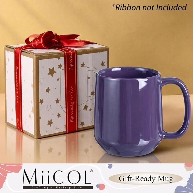 Miicol Ceramic Coffee Mug, 16 oz Large Coffee Cup, Tea Mug - Image 9