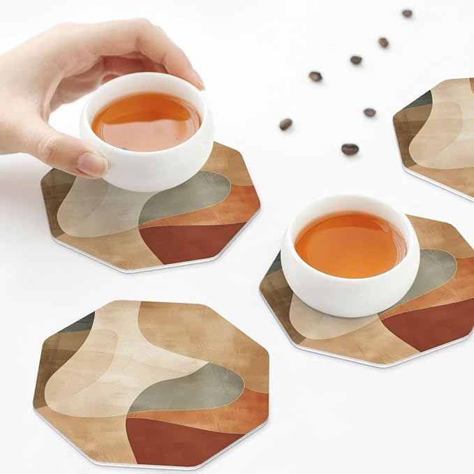 Minimal Abstract Shapes Print Coasters - Image 8