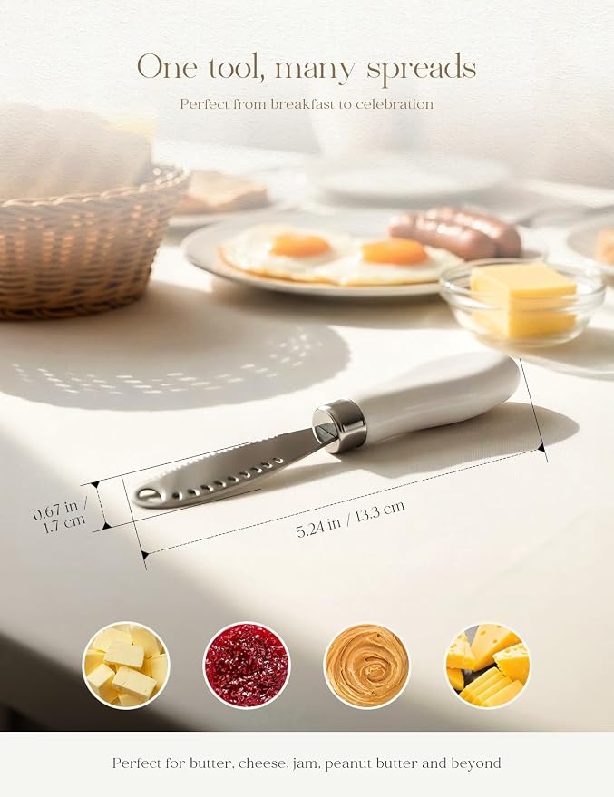 2 Pack Stainless Steel Butter Spreader Knife - Image 8