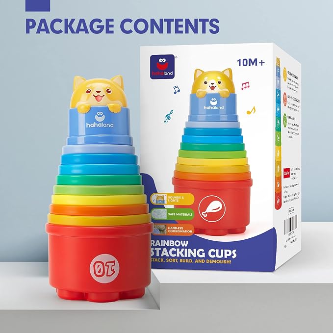 hahaland Stacking Toys for Toddlers 1-3 - Image 9