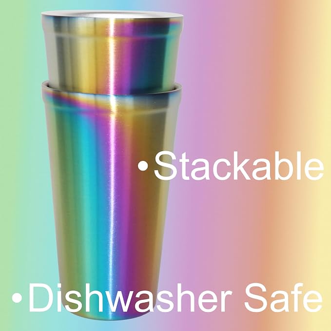Youda Stainless Steel Double Walled Insulated Cups Stackable, Coffee Cup/Tea - Image 7