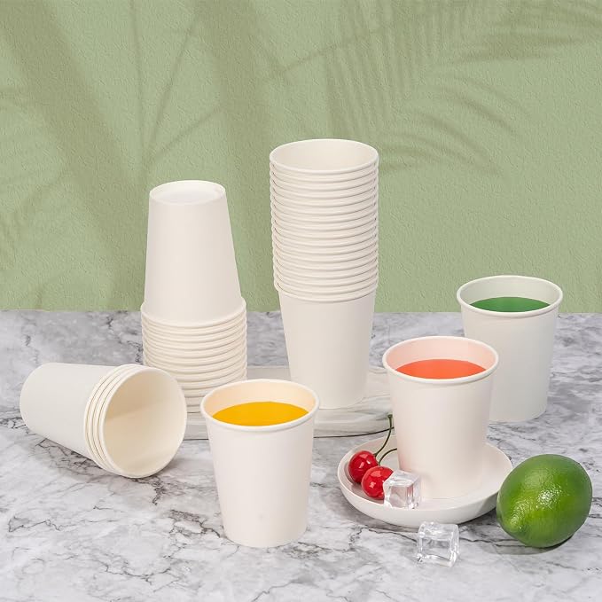 METAPRINT 1000 Pack 8 oz Disposable Paper Cups, Paper Coffee Cups 8 oz - Image 8