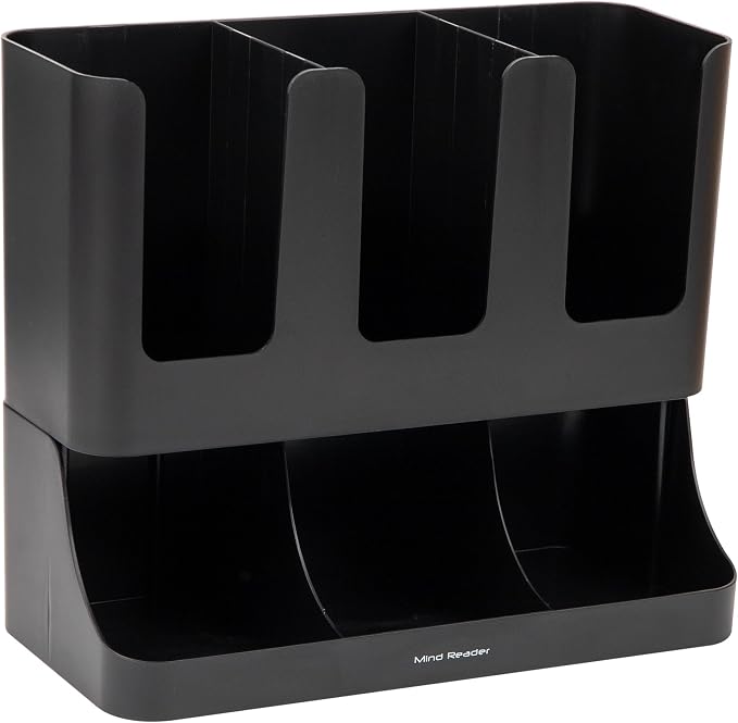 Mind Reader Condiment Station, 13 Inch Countertop Coffee Bar Organizer - Image 7