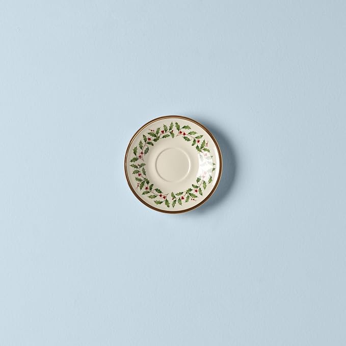 Lenox 146504040 Holiday Tea Saucer, Christmas Theme - Image 4