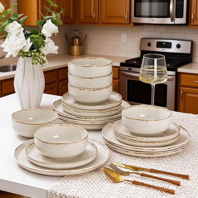 AmorArc Stoneware Dinnerware Sets - Image 8