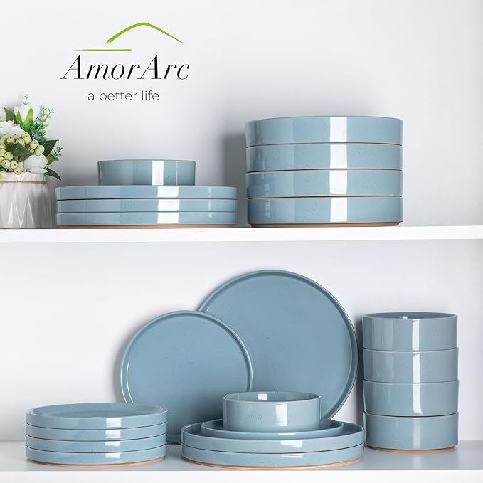 AmorArc Stoneware Dinnerware Sets - Image 8