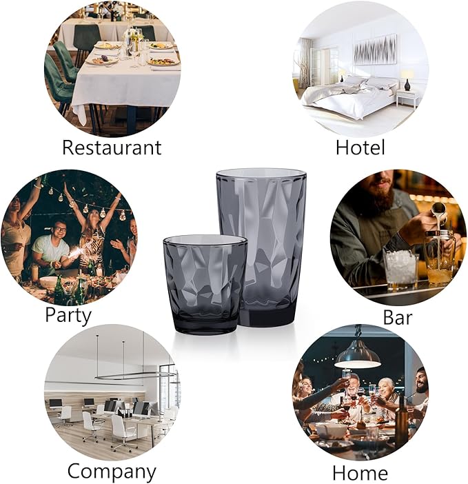 Topsky Plastic Tumblers Reusable, Shatter Proof Cups Drinking Glasses, - Image 8