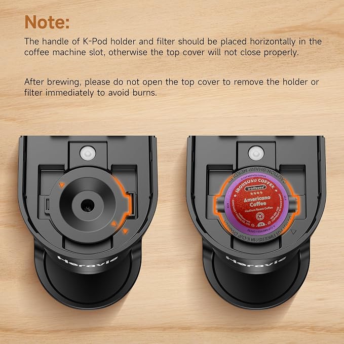 Small Single Serve Coffee Maker, One Cup Coffee Machine - Image 8