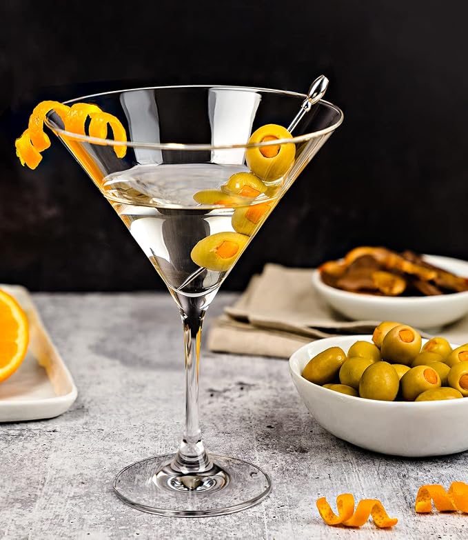 Martini Glasses Set of 4, 9oz Coupe Cocktail Glasses - Image 9