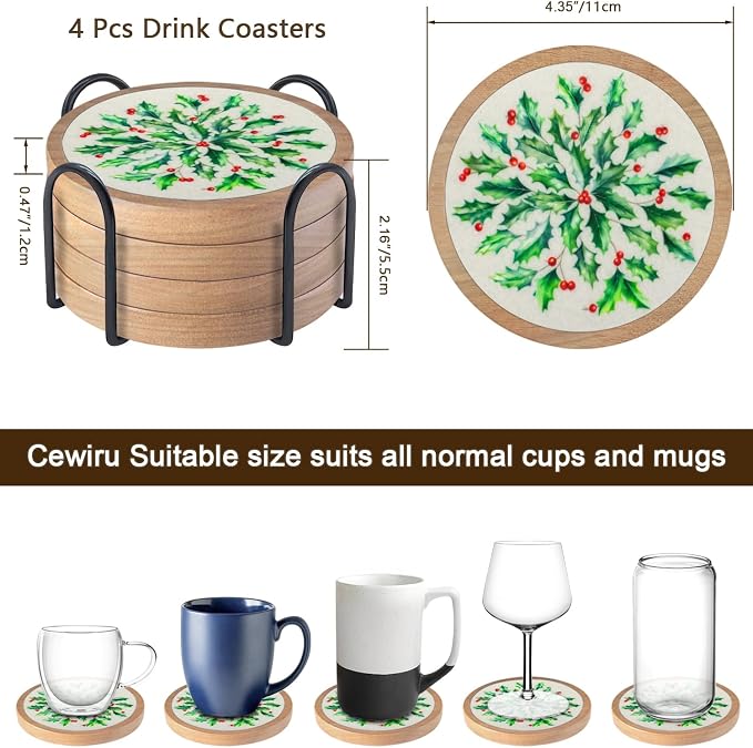 Christmas Coasters Set of 4 - Image 6