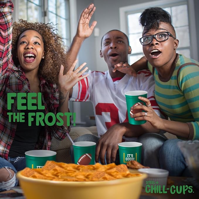 Steel Chill Cups 16 oz. Reusable Party Cups, 100% recyclable - Image 8