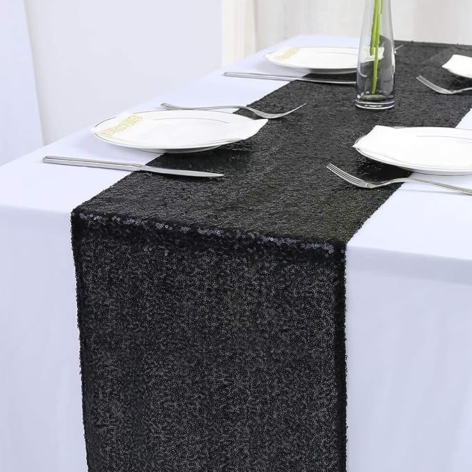 12 Packs Sequin Table Runner Glitter Dining Table Runner - Image 7